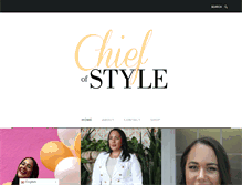 Tablet Screenshot of chiefofstyle.com